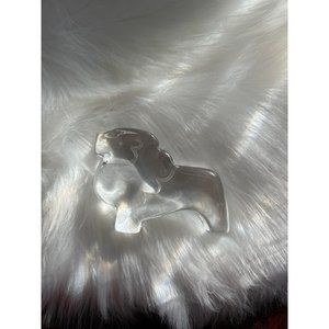 Vintage Kosta Boda Zoo Series Lion Paper Weight 3.25" Inches Tall